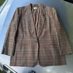 True Vintage 1970s Woolen Mills 100% virgin wool Pendleton patterned blazer 18